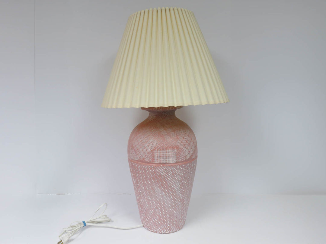 Dusty Rose Ceramic Table Lamp