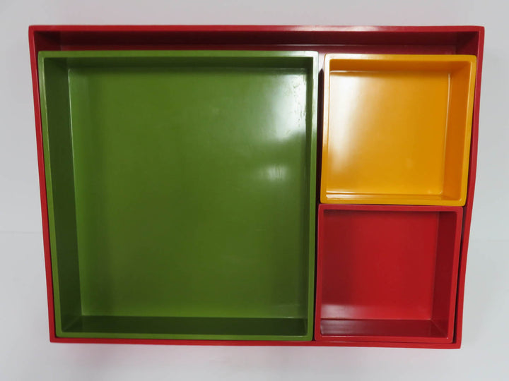Crate & Barrel Serving Tray Set