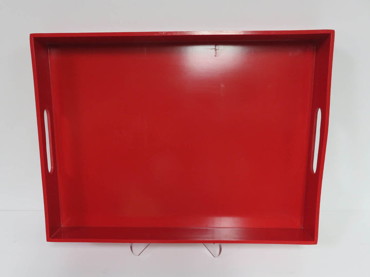 Crate & Barrel Serving Tray Set