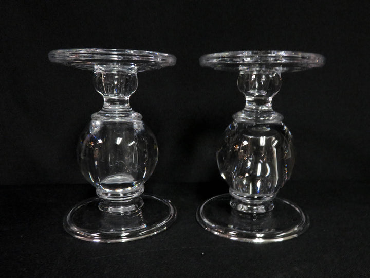 Glass Candleholders