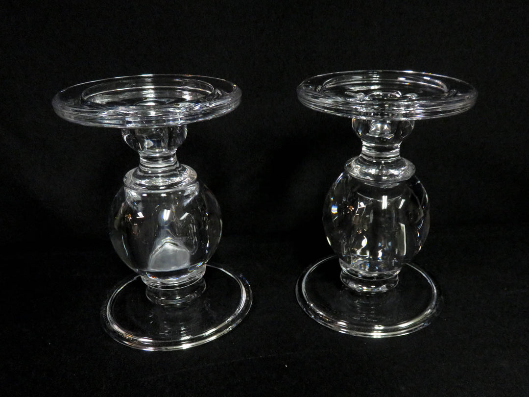 Glass Candleholders