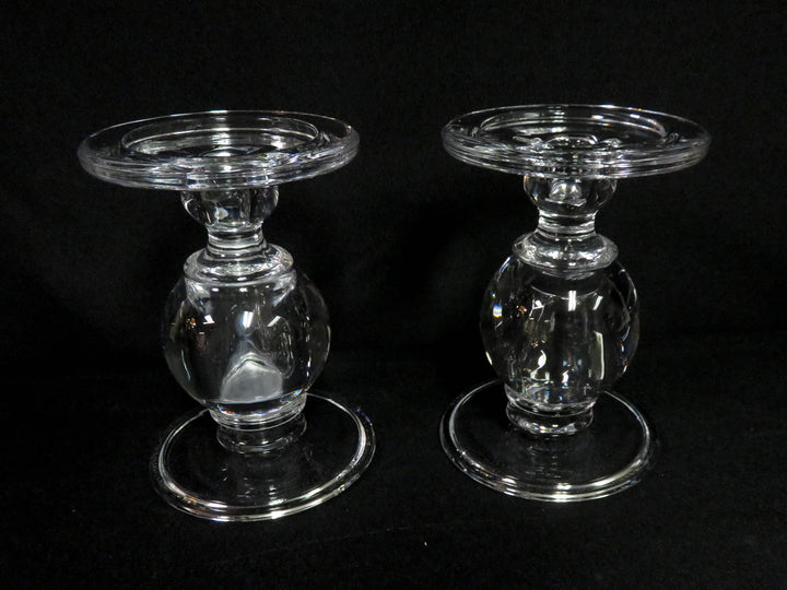 Glass Candleholders