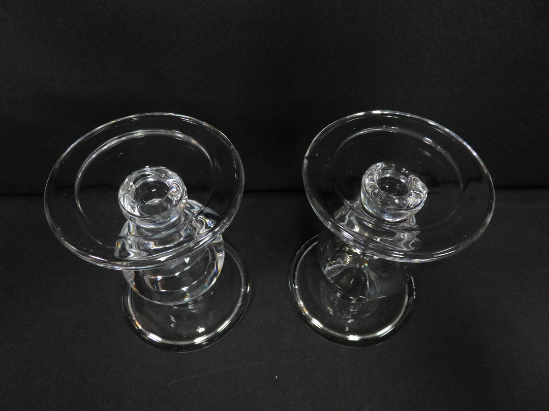 Glass Candleholders