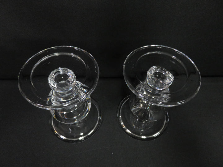 Glass Candleholders