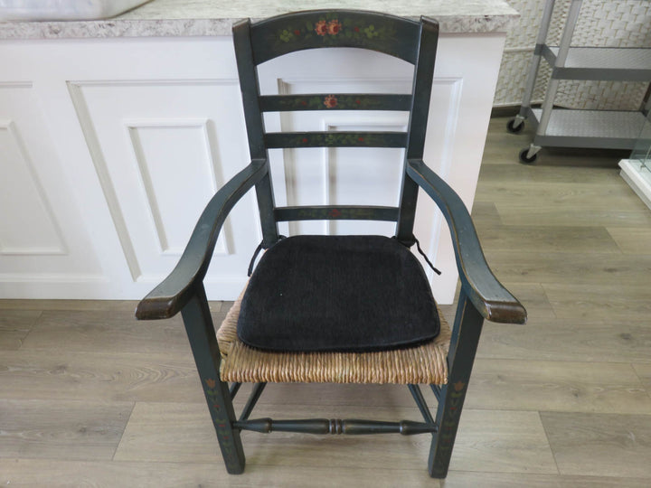 Pair of Folk Art Painted Chairs
