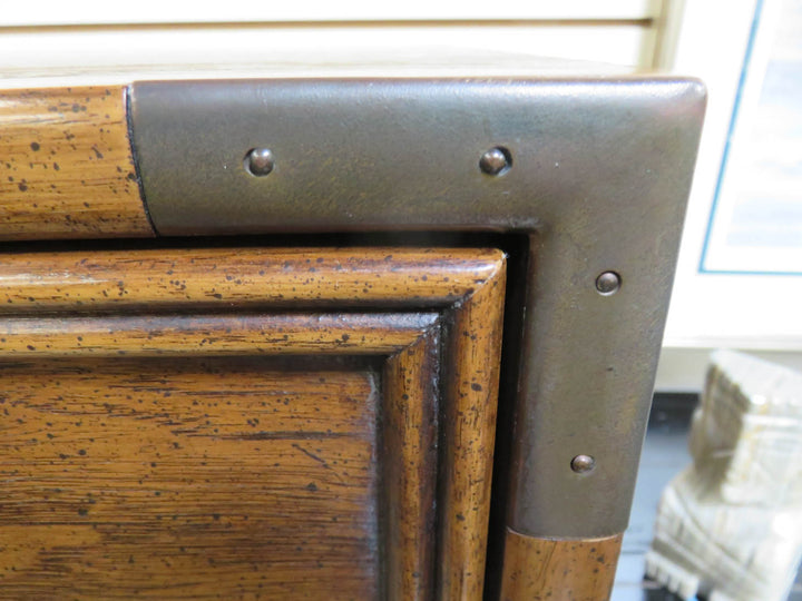 Henredon Campaign Style Highboy