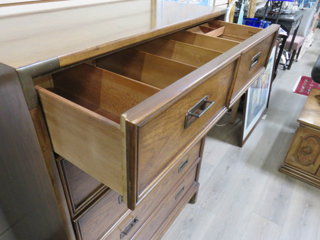 Henredon Campaign Style Highboy
