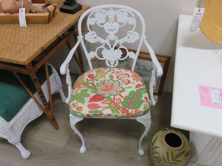 White Wrought Iron Chairs