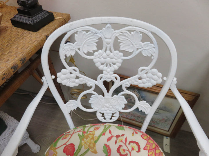 White Wrought Iron Chairs