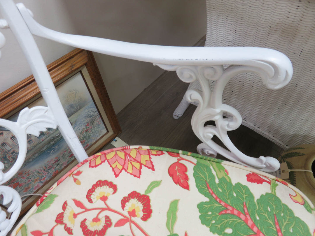 White Wrought Iron Chairs