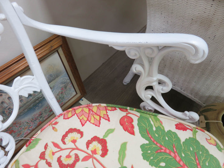 White Wrought Iron Chairs