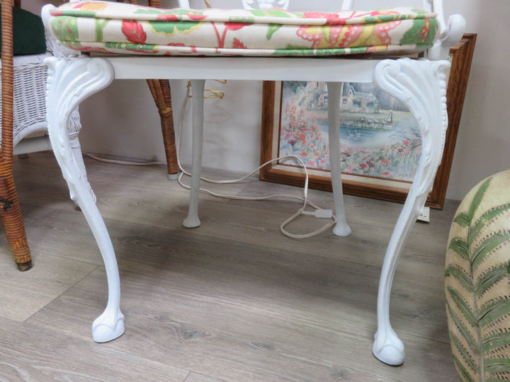 White Wrought Iron Chairs