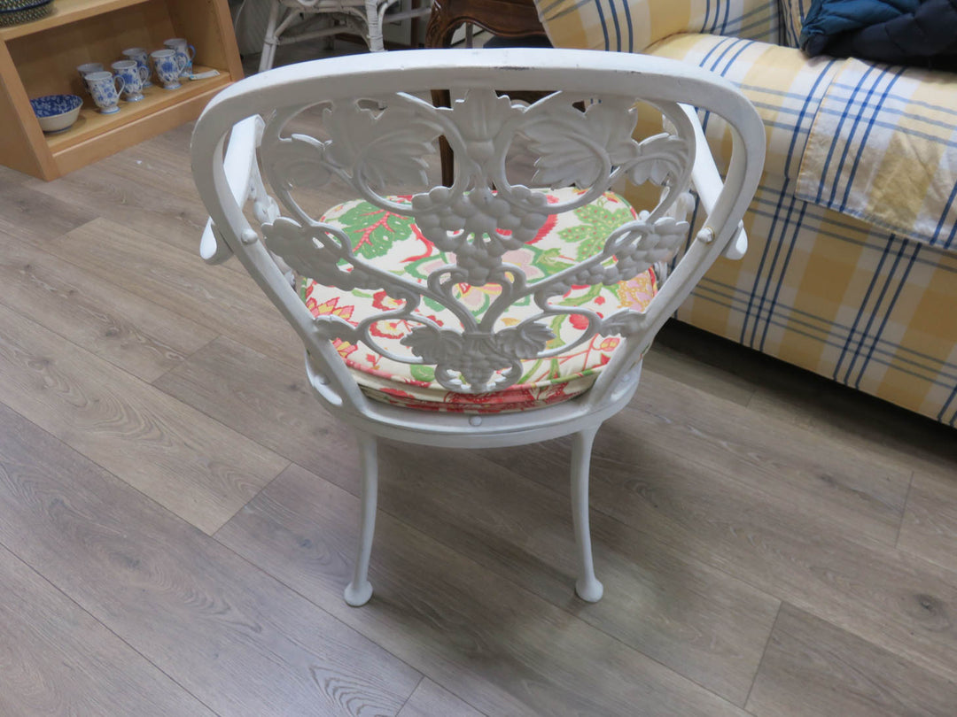 White Wrought Iron Chairs