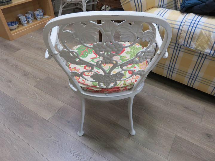White Wrought Iron Chairs