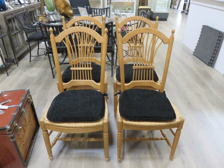Four French Country Dining Chairs