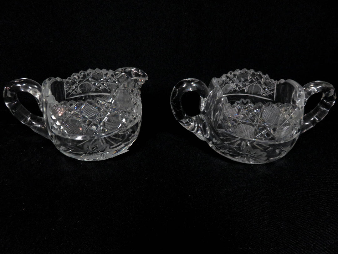 Etched Cream & Sugar