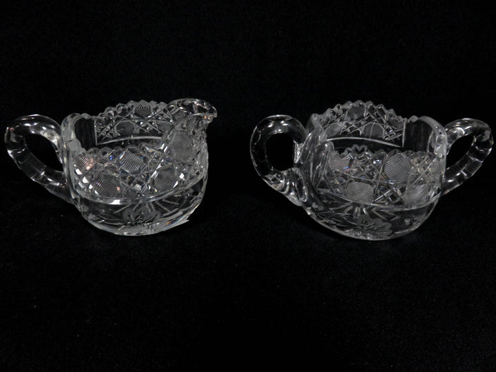 Etched Cream & Sugar