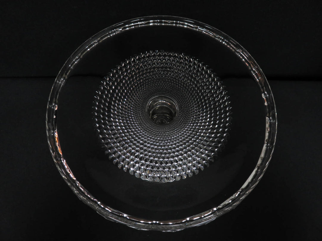 Pressed Glass Cake Stand