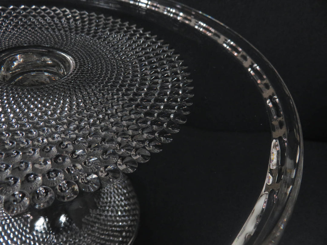 Pressed Glass Cake Stand