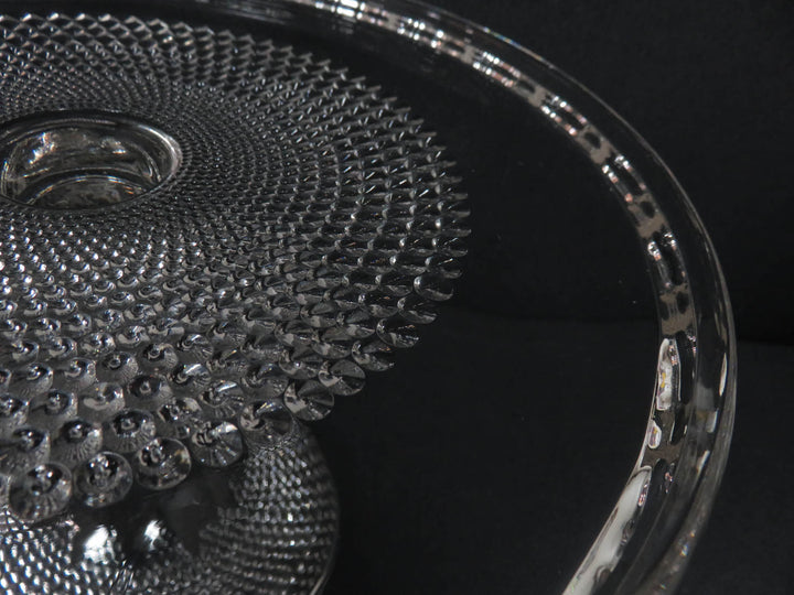 Pressed Glass Cake Stand