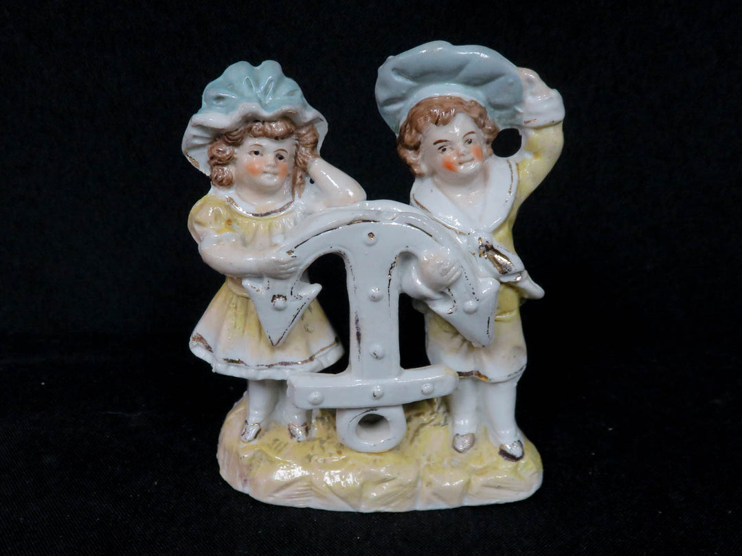 Bisque Boy & Girl Figurine