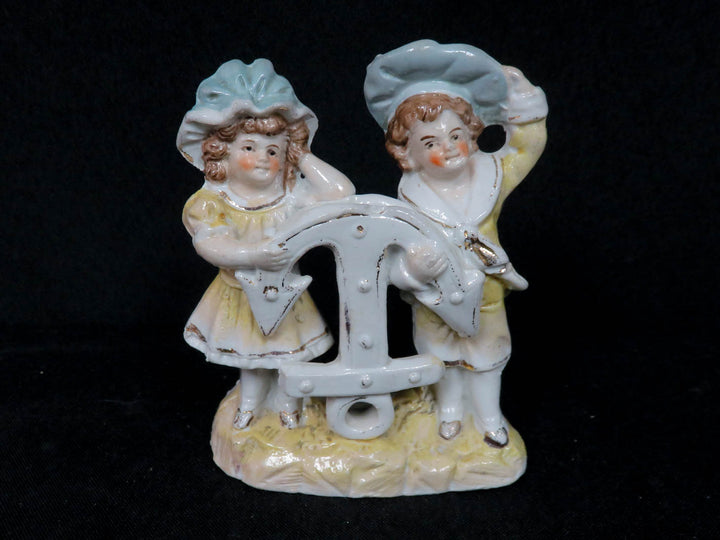 Bisque Boy & Girl Figurine
