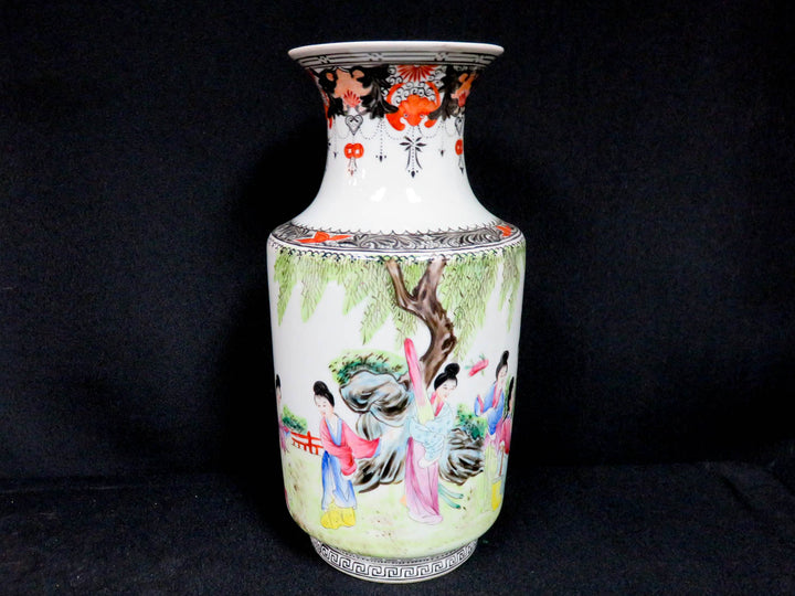 Asian Theme Vase