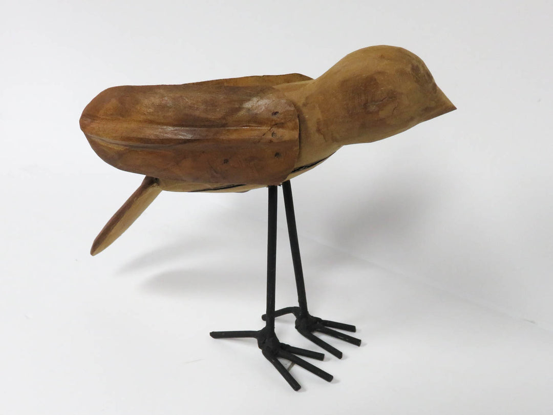 Wooden Bird Figurine