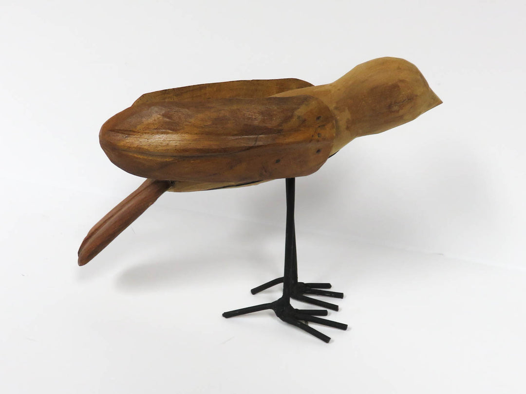 Wooden Bird Figurine