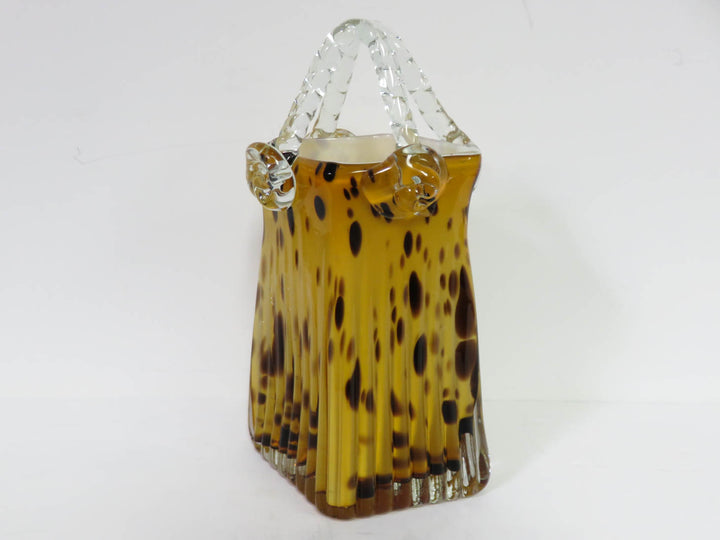 Decorative Art Glass Purse