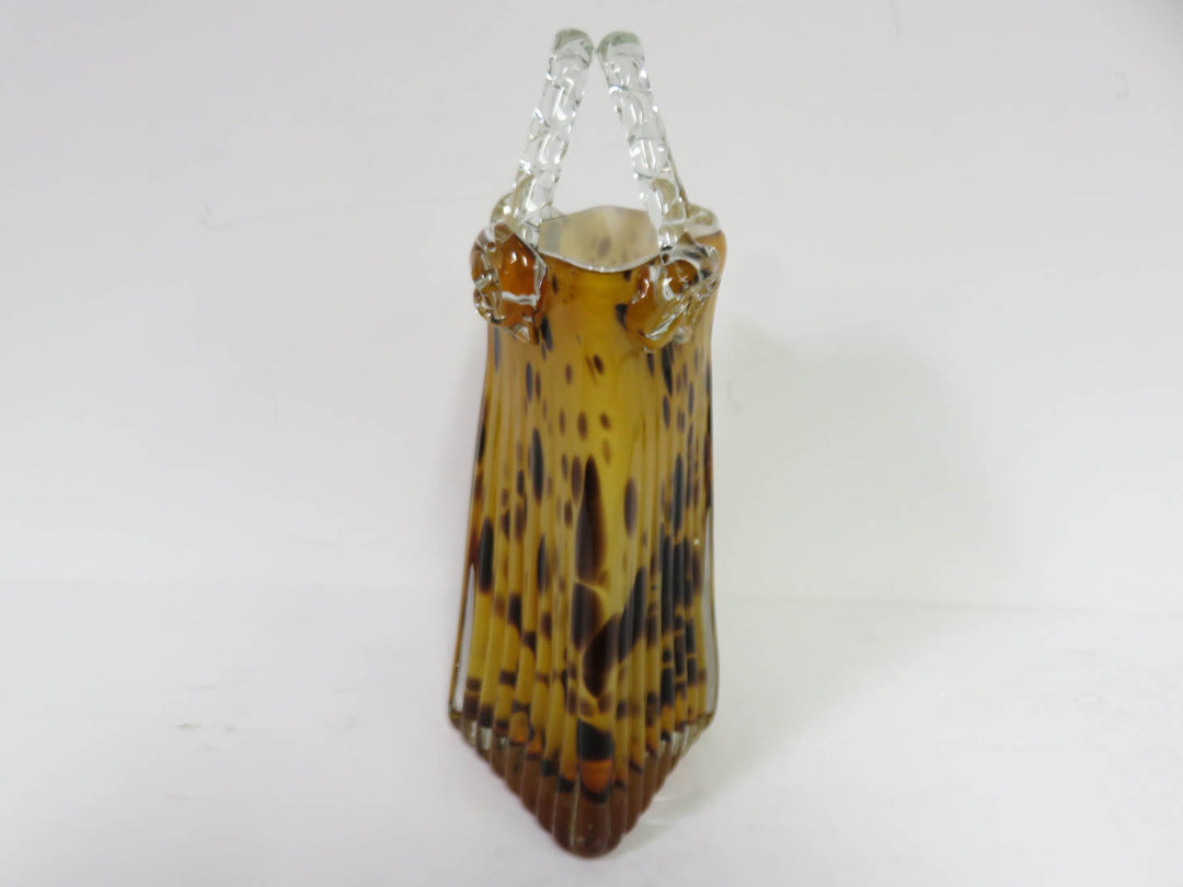 Decorative Art Glass Purse