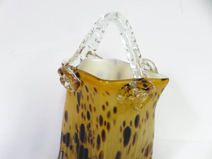 Decorative Art Glass Purse