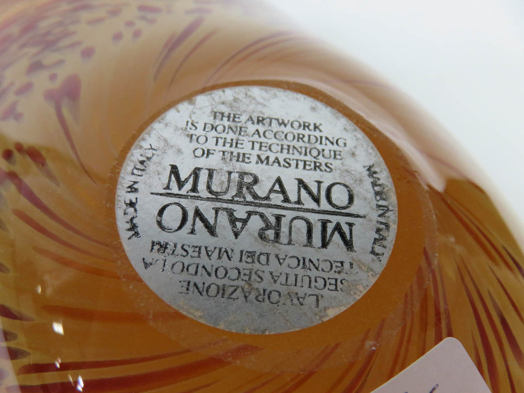 Murano Amber Art Glass