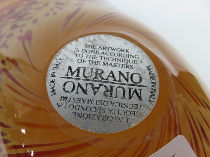 Murano Amber Art Glass
