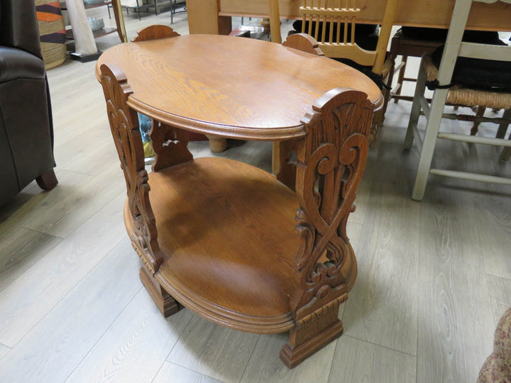Antique Oak Occasional Table