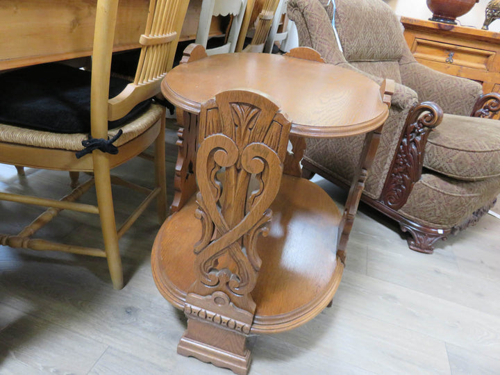 Antique Oak Occasional Table