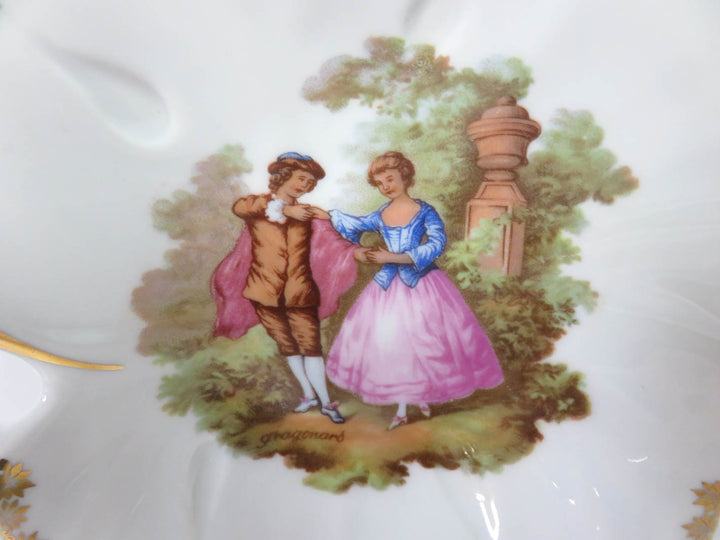 Limoges Courting Couple Plate