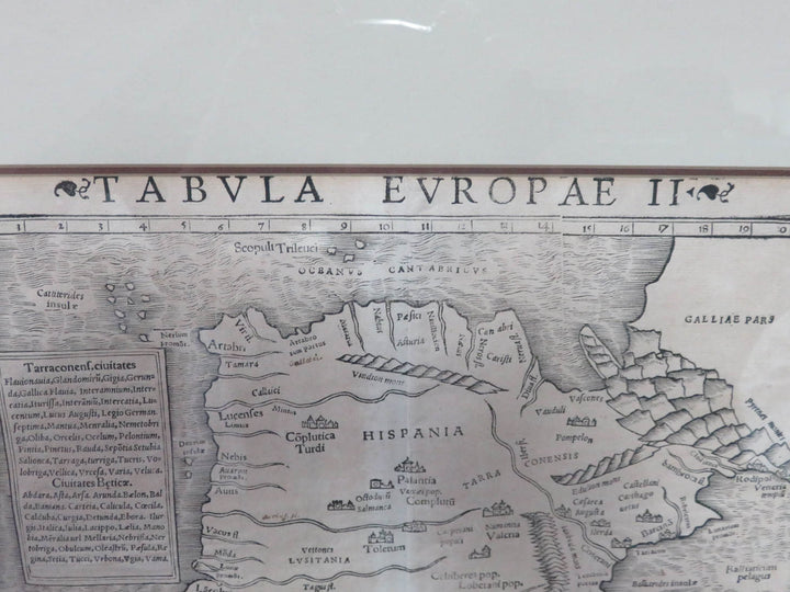 Antique Map Originally Published in 1540