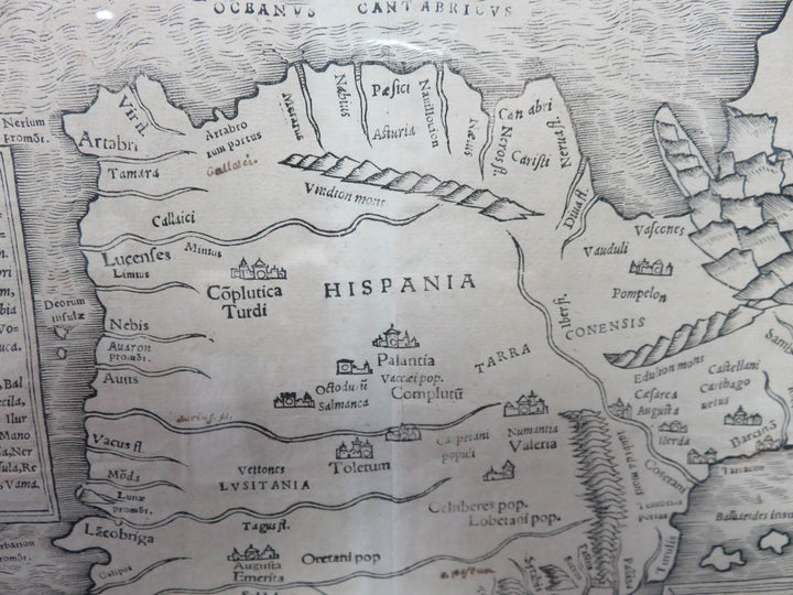 Antique Map Originally Published in 1540