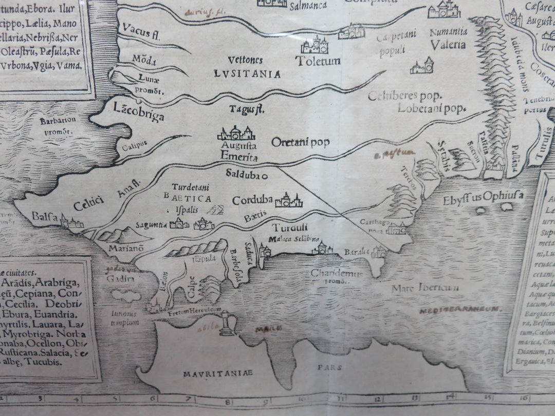 Antique Map Originally Published in 1540