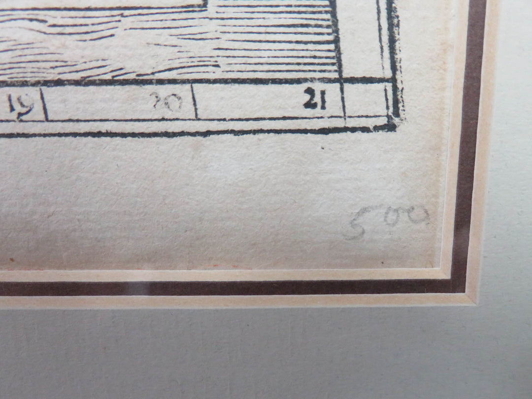 Antique Map Originally Published in 1540
