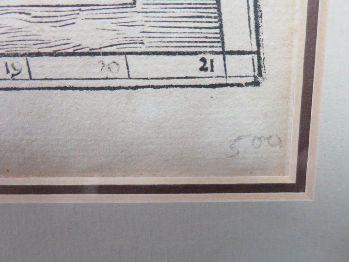 Antique Map Originally Published in 1540