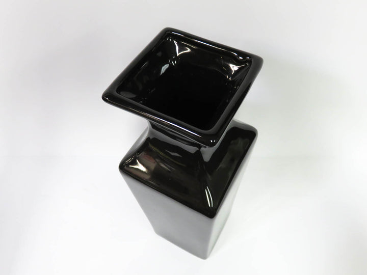 Haeger Black Pottery Vase