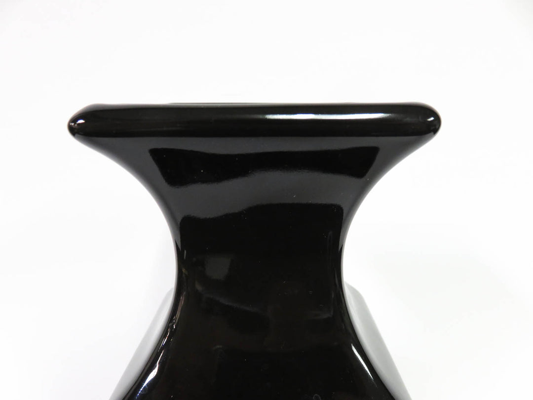 Haeger Black Pottery Vase