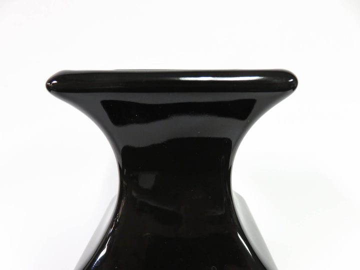 Haeger Black Pottery Vase