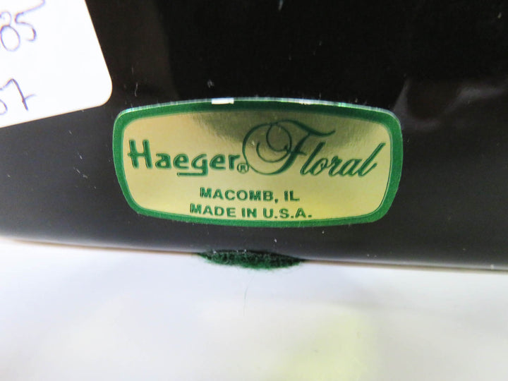 Haeger Black Pottery Vase