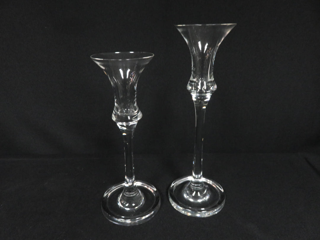 Glass Candlesticks