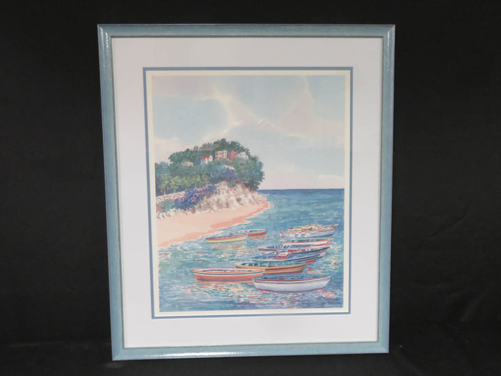 "Emerald Bay" Signed Peter Wong Print