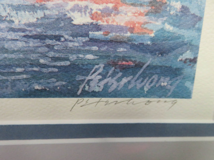 "Emerald Bay" Signed Peter Wong Print