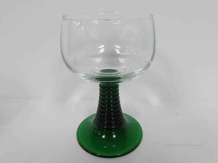 Pair Vintage Wine Glass